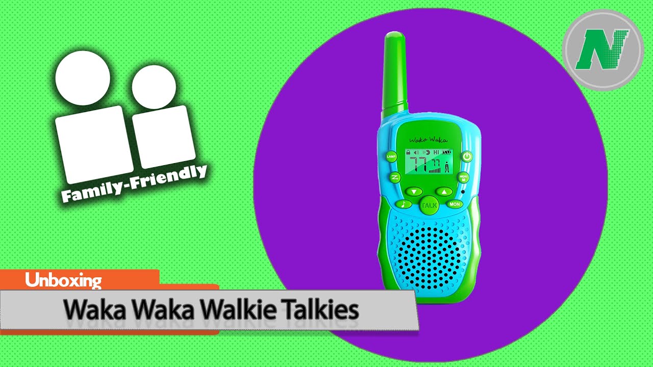 Watch UNBOXING - Waka Waka Walkie Talkies on Amazon Live